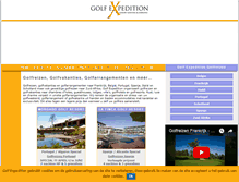 Tablet Screenshot of golf-expedition.com